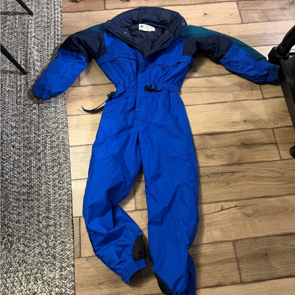 Columbia Kids Blue and Teal One Piece Snowsuit